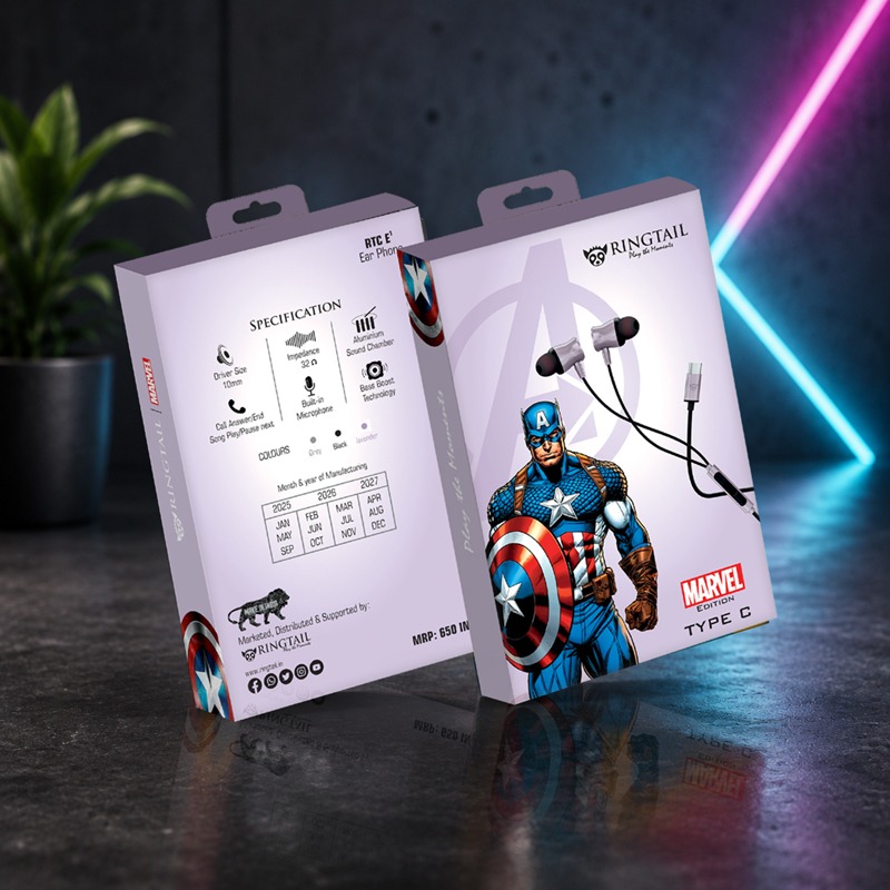 RTC E¹ Type-C Wired Earphones - Image 2
